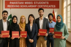 Scholarships for MBBS in China MBBS admission in China for Pakistani students 2025 — students receiving scholarships